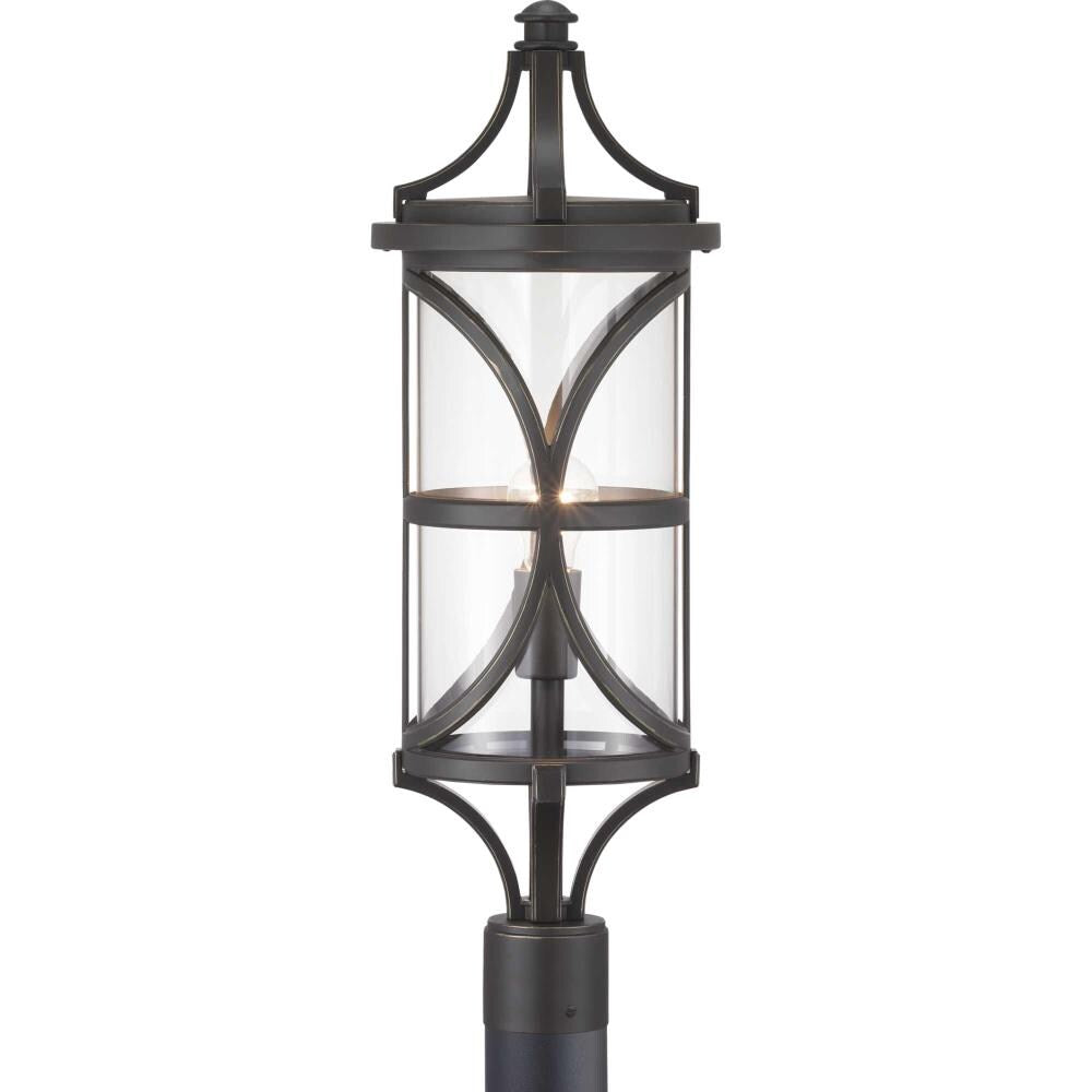 Progress Lighting Morrison 100-Watt 26.5-in Antique Bronze Modern/Contemporary Outdoor Post Light