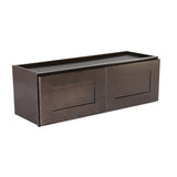 Design House Brookings 36-in W x 15-in H x 12-in D Espresso Maple Wall Ready To Assemble Plywood Cabinet (Recessed Panel Shaker Door Style)