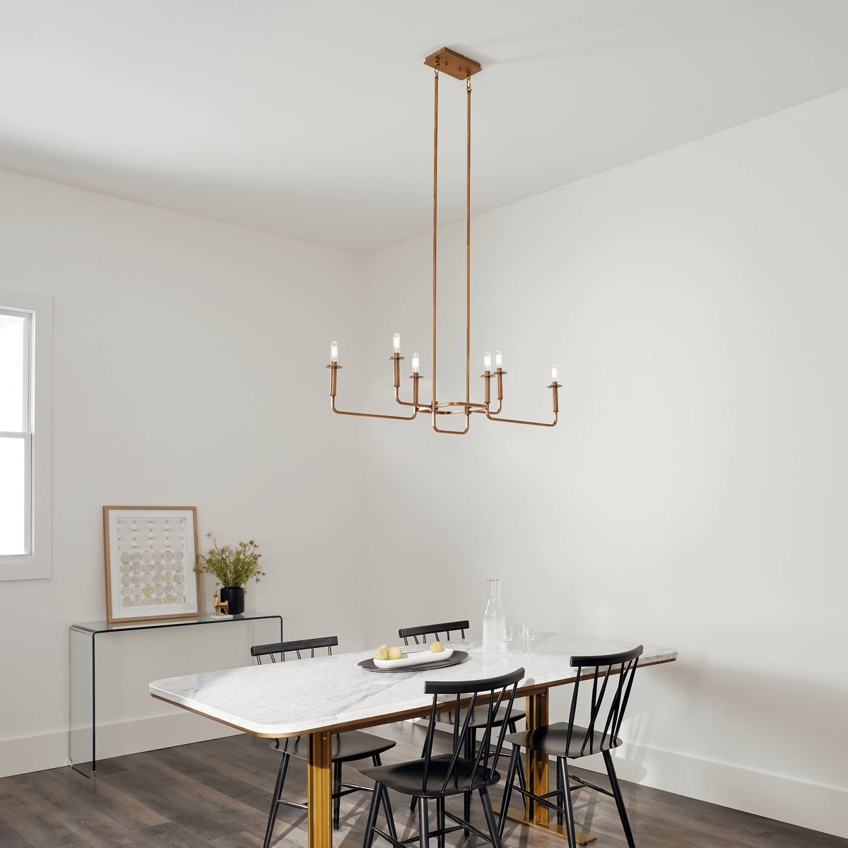Kichler Alden 6-Light Polished Gold Transitional Chandelier