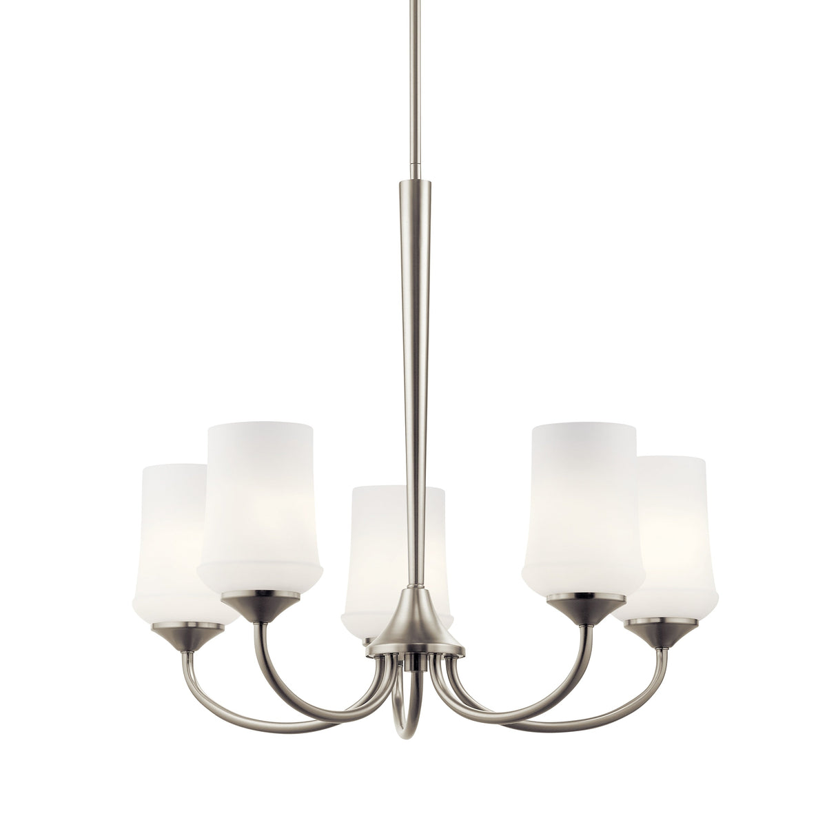 Kichler Aubrey 5-Light Brushed Nickel Transitional Chandelier