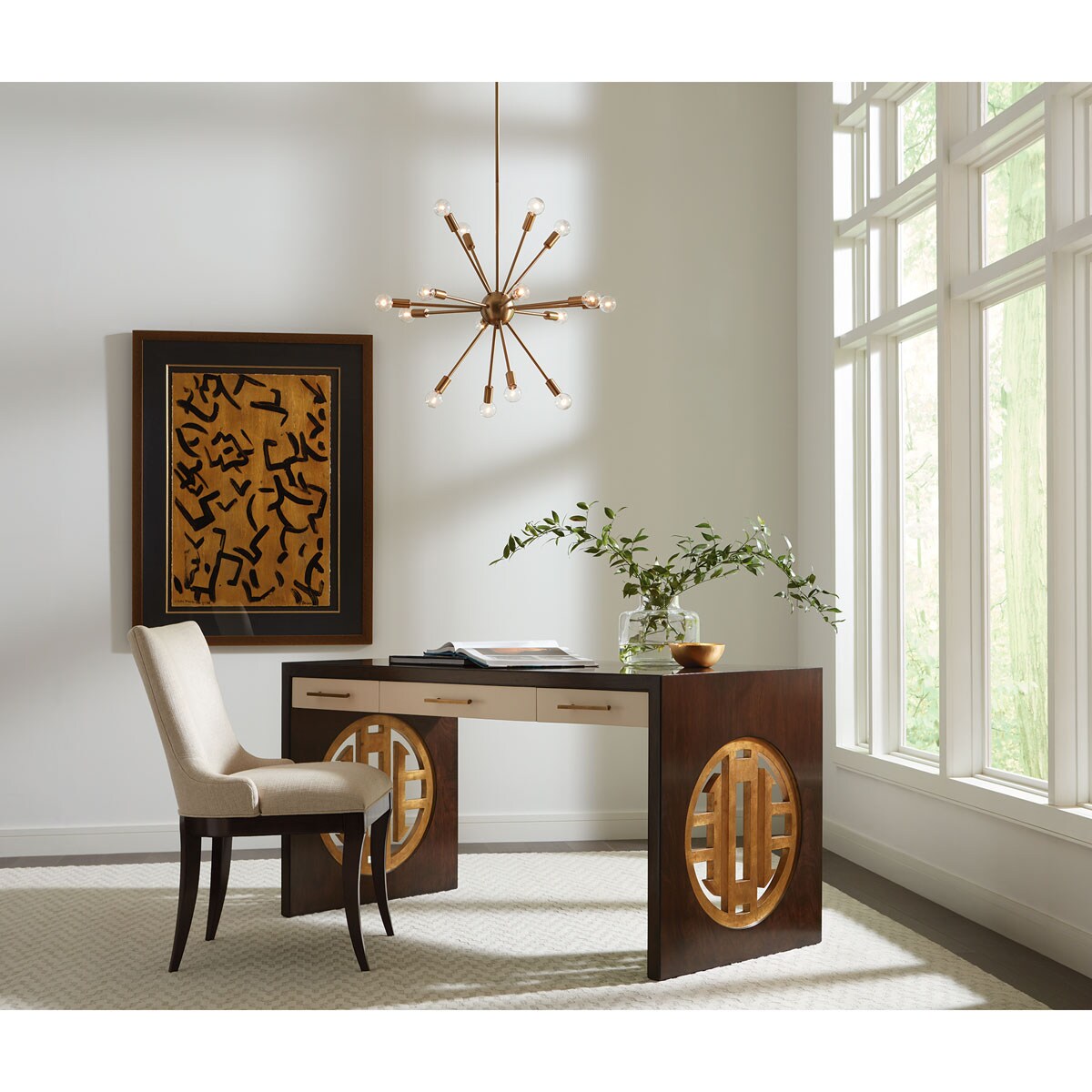 Progress Lighting Ion 16-Light Brushed Bronze Traditional Chandelier, 24-1/8 in. W