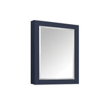 Avanity 24-in x 30-in Surface Mount Navy Blue Mirrored Soft Close Medicine Cabinet