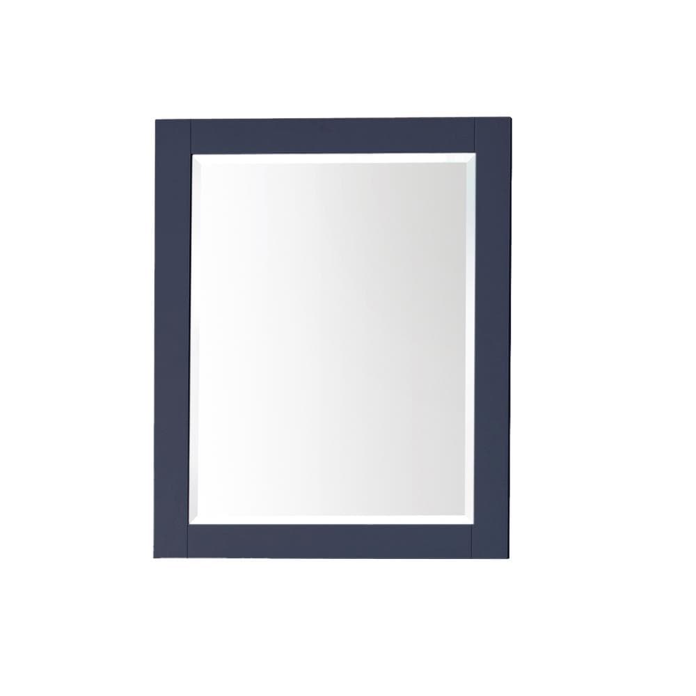 Avanity 24-in x 30-in Surface Mount Navy Blue Mirrored Soft Close Medicine Cabinet
