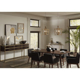 Progress Lighting Parkhurst 3-Light Brushed Bronze Traditional Lantern Medium Hanging Pendant Light