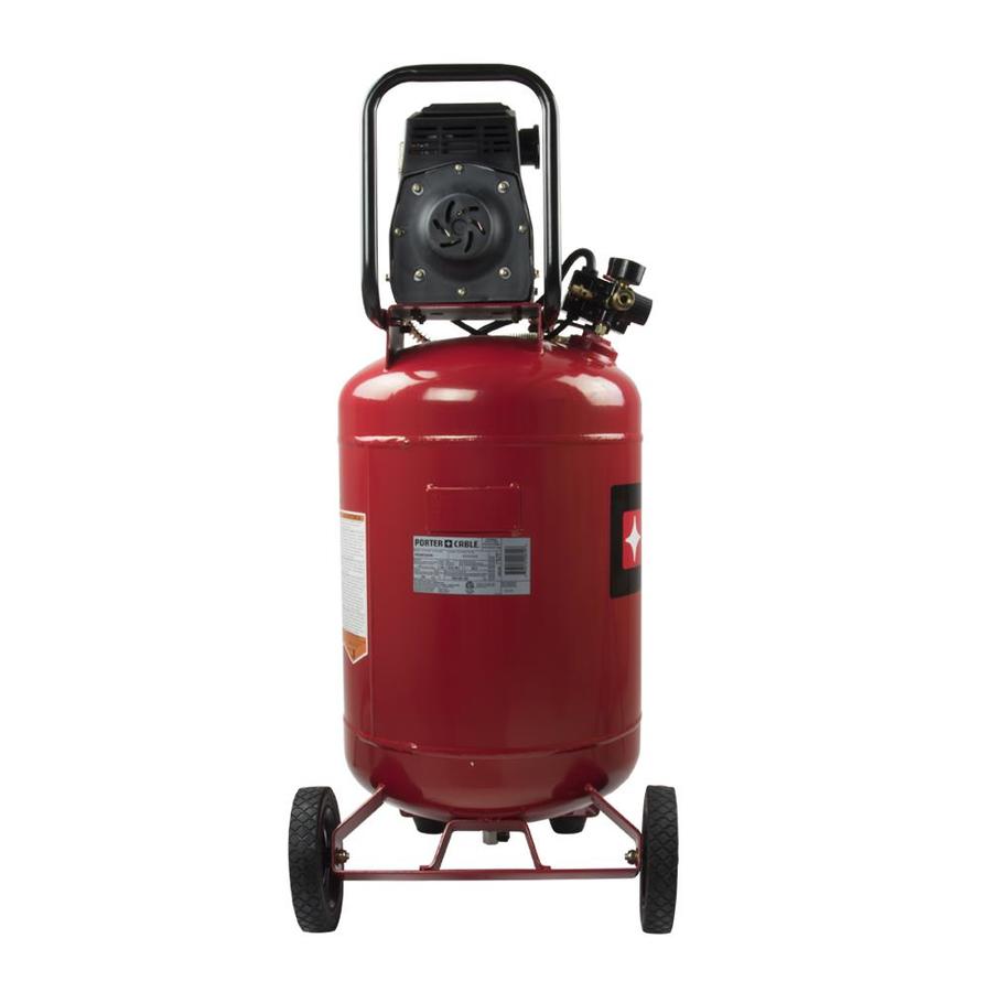 PORTER-CABLE 20-Gallon Single-Stage Portable Electric Vertical Air Compressor, 150 PSI, PXCMF220VW