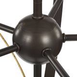 Progress Lighting Brandywine 5-Light Antique Bronze Transitional Globe Medium Hanging Pendant Light