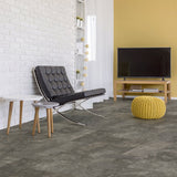 Congoleum AirStep Evolution Contour 12-ft W Cut-to-Length Himalayan Dusk Stone Look Low-Gloss Finish Sheet Vinyl