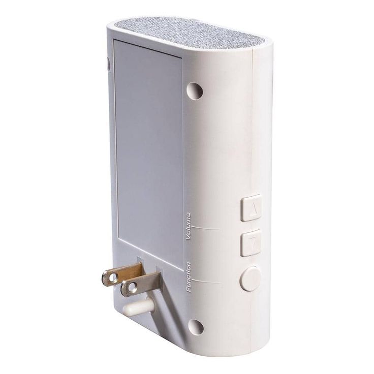 Defiant Wireless Wi-Fi Smart Plug-In White Doorbell Kit with Wireless Push Button Powered by Hubspace