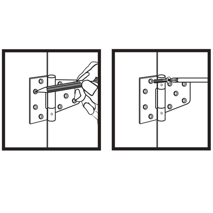 Everbilt 3-1/2 in. Stainless Steel Heavy-Duty Gate Tee Hinge