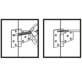 Everbilt 3-1/2 in. Stainless Steel Heavy-Duty Gate Tee Hinge