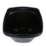 Blue Hawk 45-Gallon Black Plastic Wheeled Trash Can with Lid