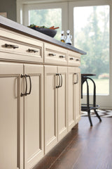 Diamond NOW Caspian 21-in W x 35-in H x 23.75-in D TrueColor Toasted Antique Door and Drawer Base Stock Cabinet