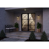 Progress Lighting Gunther 12.625-in Antique Bronze Transitional Incandescent Flush Mount Light