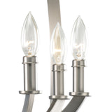 Progress Lighting Equinox 6-Light Gray Transitional Chandelier