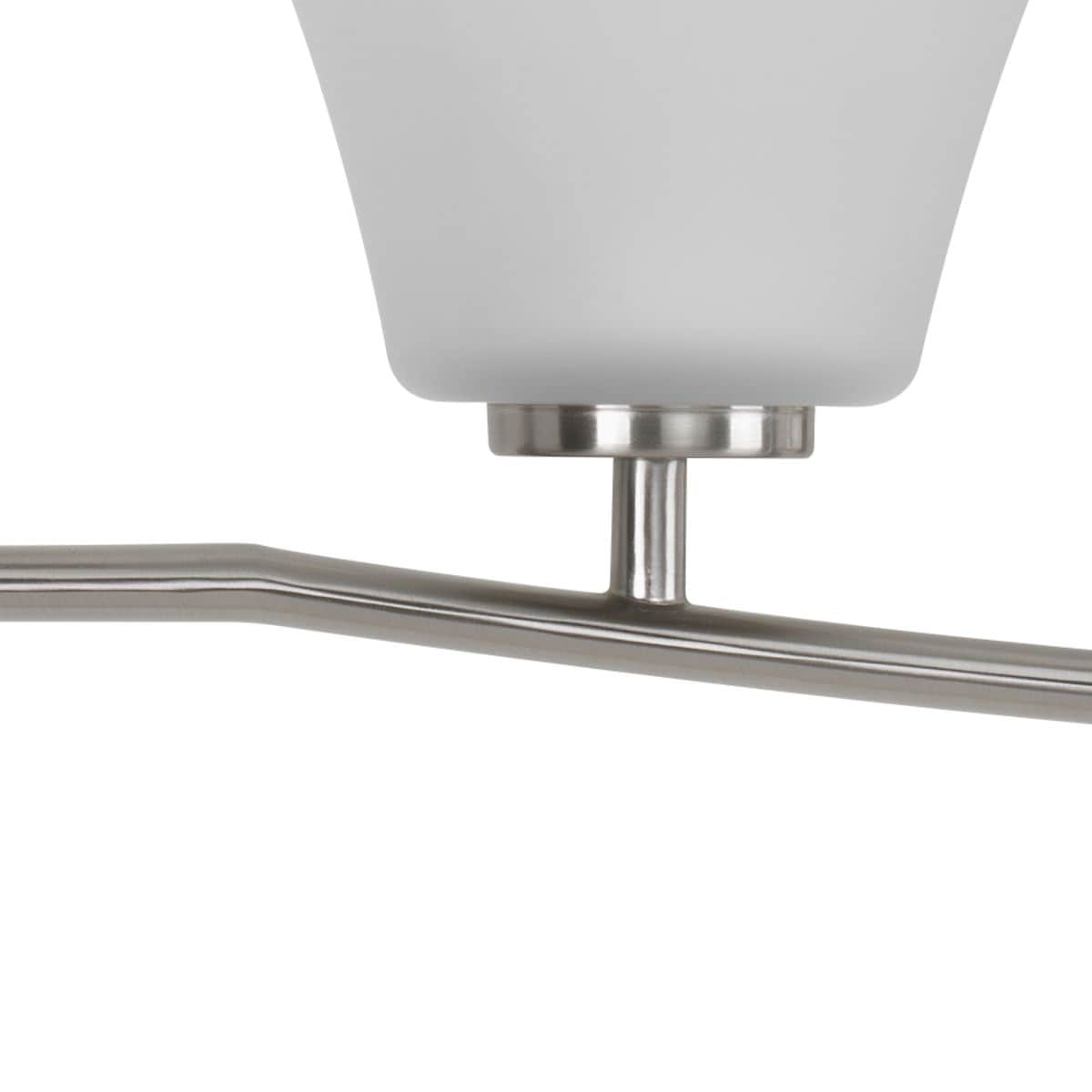 Progress Lighting Bravo 4-Light Brushed Nickel Transitional Chandelier