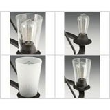 Progress Lighting Debut 9-Light Gray Farmhouse Chandelier