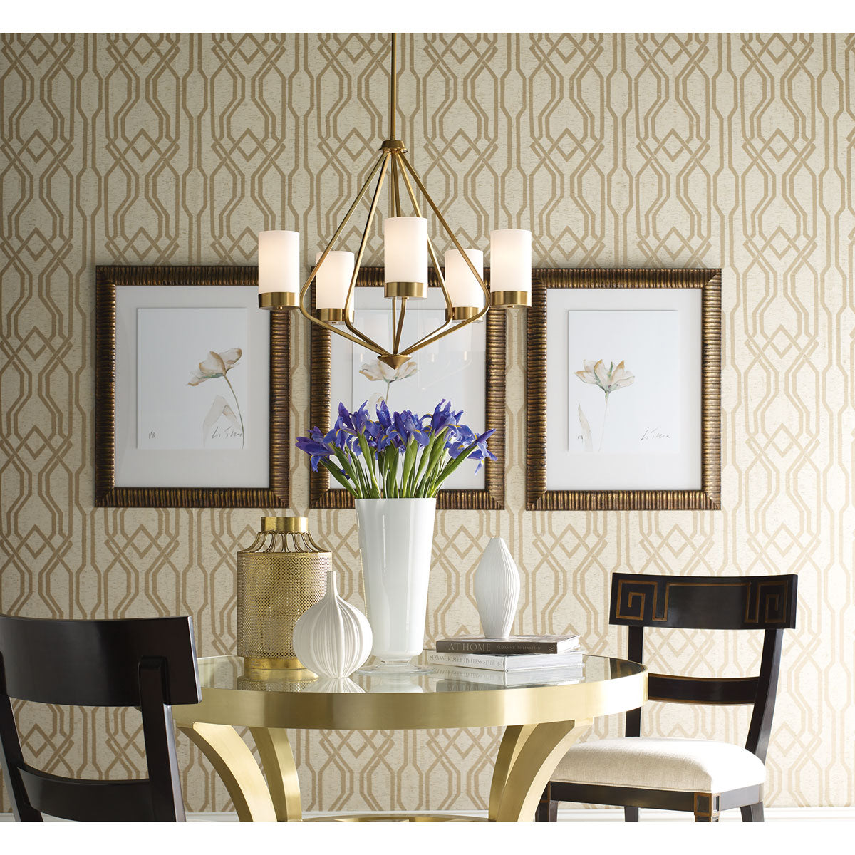 Progress Lighting Elevate 3-Light Brushed Bronze Modern/Contemporary Chandelier