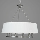 Progress Lighting Cherish 6-Light Brushed Gray Modern/Contemporary Chandelier