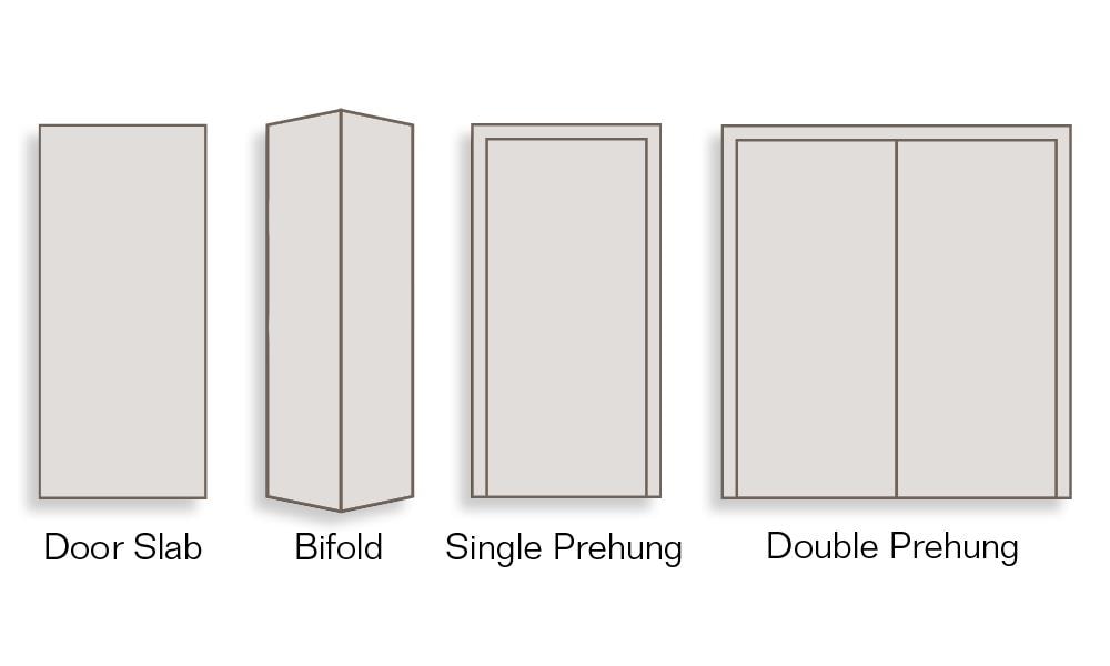 RELIABILT 30-in x 80-in Primed Half Lite Slab Front Door with Clear Glass