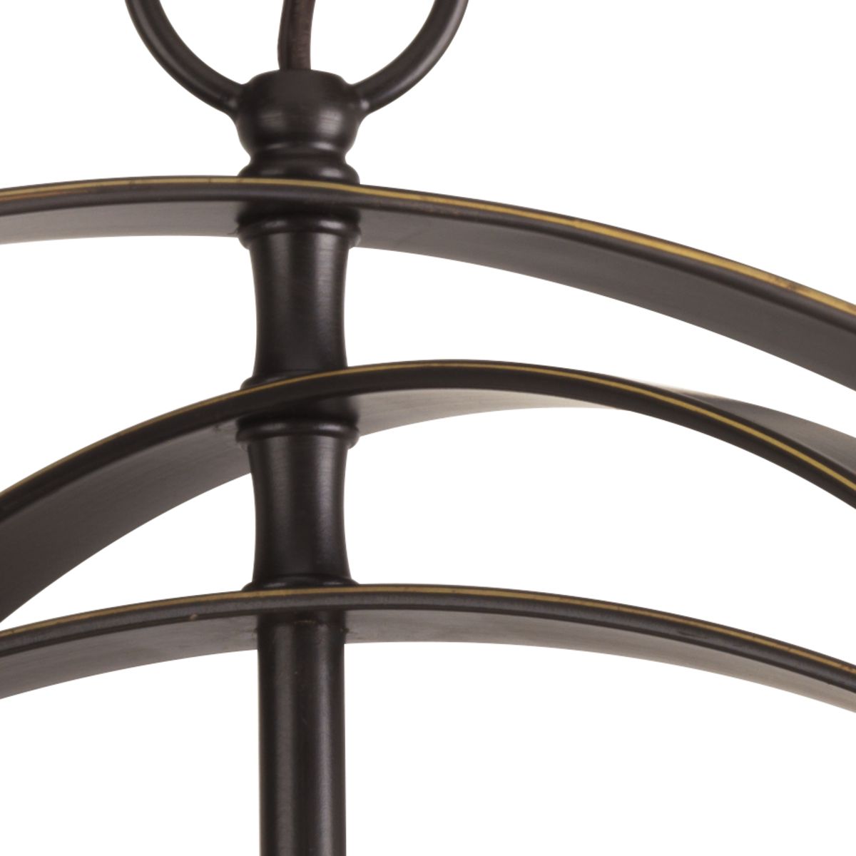 Progress Lighting Equinox 4-Light Antique Bronze Transitional Chandelier, 16-in W x 18.375-in H