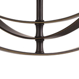 Progress Lighting Equinox 4-Light Antique Bronze Transitional Chandelier, 16-in W x 18.375-in H
