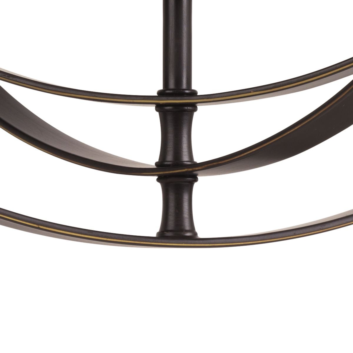 Progress Lighting Equinox 4-Light Antique Bronze Transitional Globe Medium Hanging Pendant Light