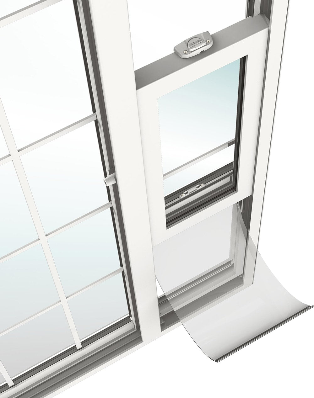JELD-WEN 72-in x 80-in Vinyl Sliding, Left-hand sliding – additional view 11
