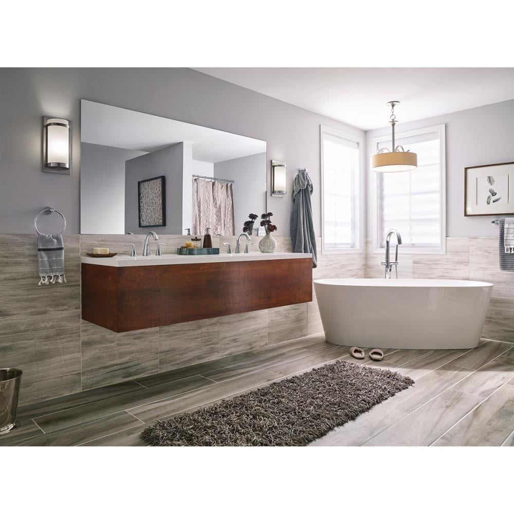 Progress Lighting Inspire 3-Light Brushed Nickel Transitional Tinted Glass Drum Medium Hanging Pendant Light