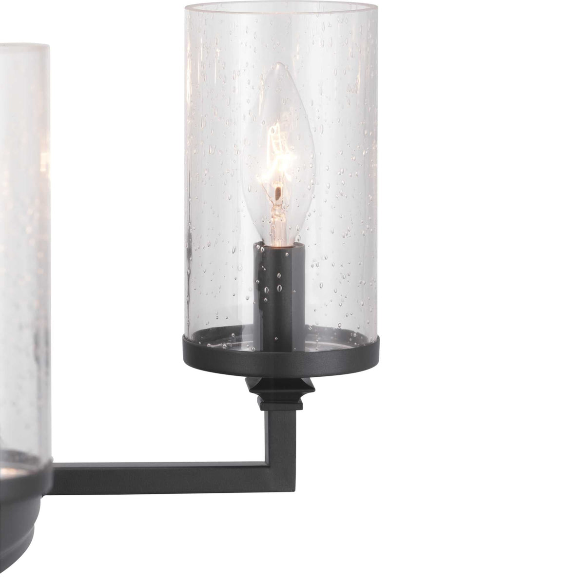 Progress Lighting Gresham 8-Light Black Transitional Chandelier