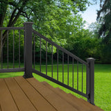 Trex Enhance 6-ft x 42-in Charcoal Black Composite Deck Stair Rail Kit