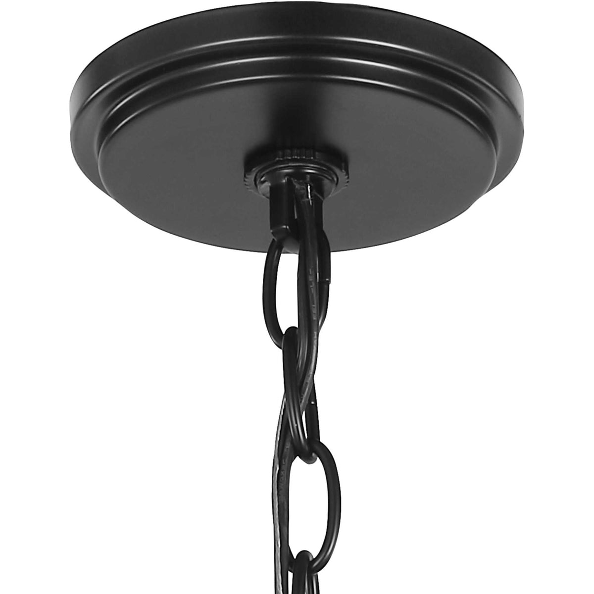 Progress Lighting Bonita 6-Light Matte Black Transitional Chandelier