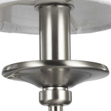 Progress Lighting Bonita 6-Light Brushed Nickel Transitional Chandelier
