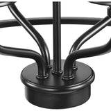 Progress Lighting Bonita 4-Light Matte Black Transitional Chandelier