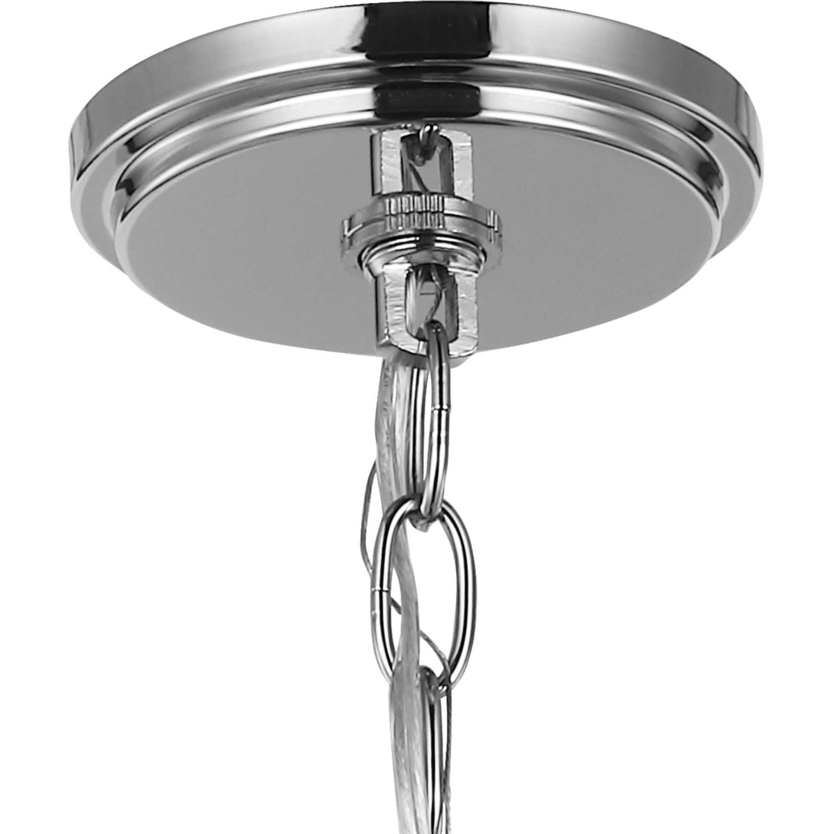 Progress Lighting Bonita 6-Light Polished Chrome Traditional Chandelier