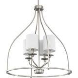 Progress Lighting Bonita 4-Light Brushed Nickel Transitional Chandelier