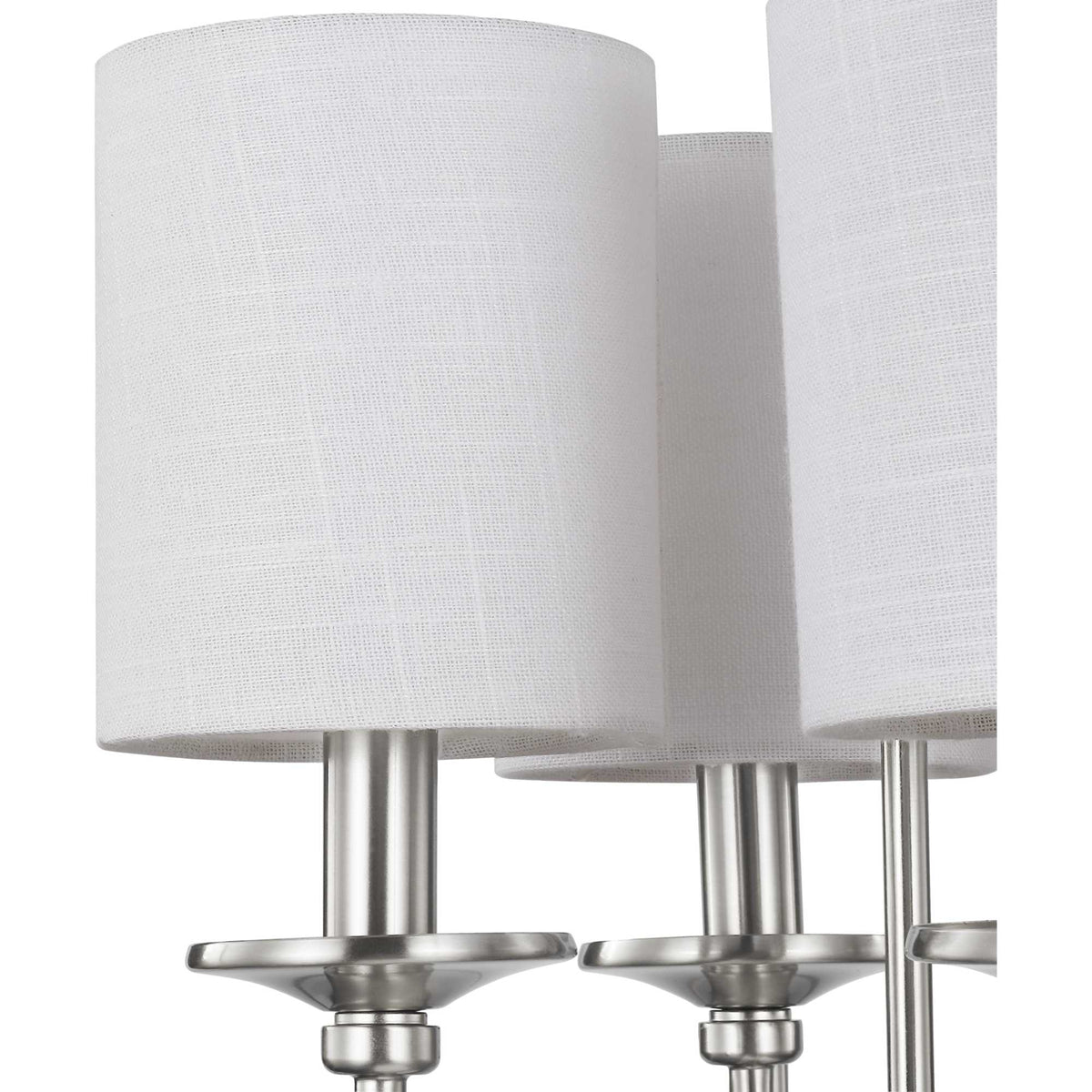 Progress Lighting Bonita 4-Light Brushed Nickel Transitional Chandelier