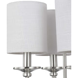 Progress Lighting Bonita 4-Light Brushed Nickel Transitional Chandelier