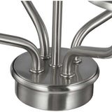 Progress Lighting Bonita 4-Light Brushed Nickel Transitional Chandelier