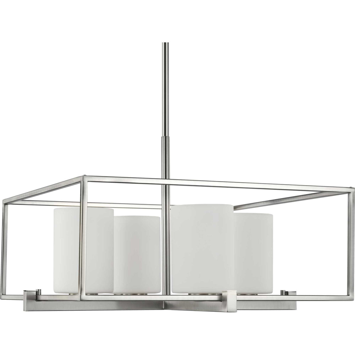 Progress Lighting Chadwick 4-Light Brushed Nickel Modern/Contemporary Chandelier
