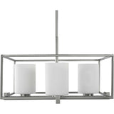 Progress Lighting Chadwick 4-Light Brushed Nickel Modern/Contemporary Chandelier