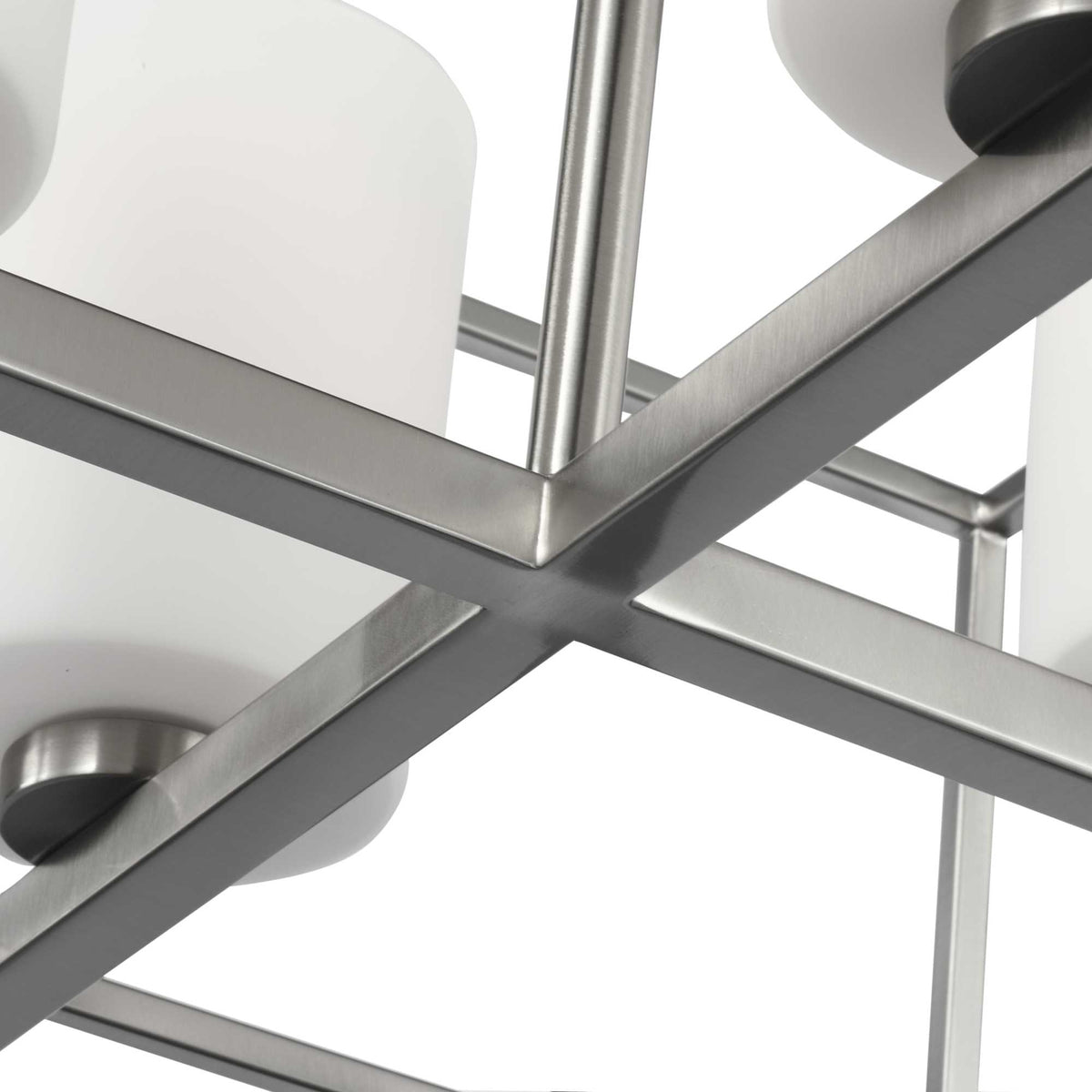 Progress Lighting Chadwick 4-Light Brushed Nickel Modern/Contemporary Chandelier