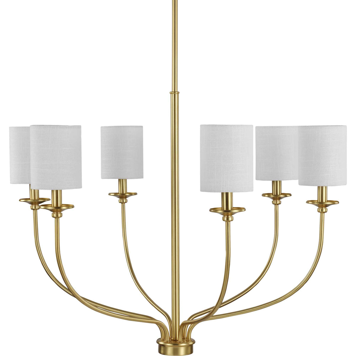 Progress Lighting Bonita 6-Light Satin Transitional Chandelier