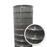 Acorn International Silver Galvanized Welded Wire Garden Fence 25ft