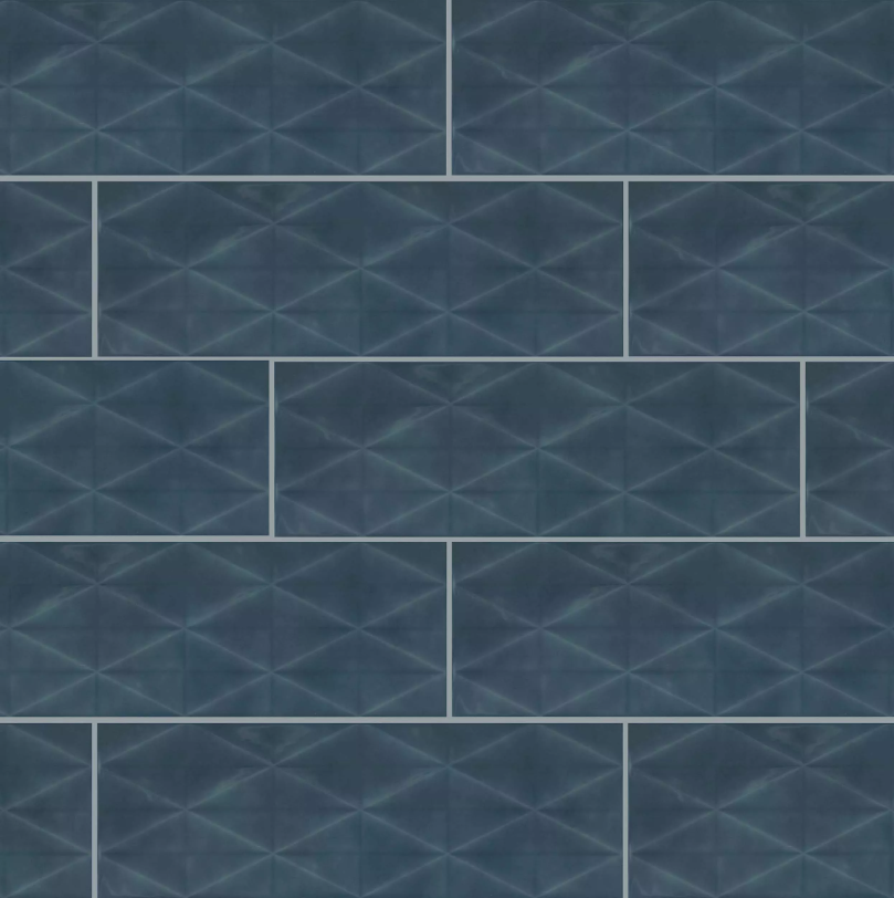 Antique Blue Diamond Wall Tile