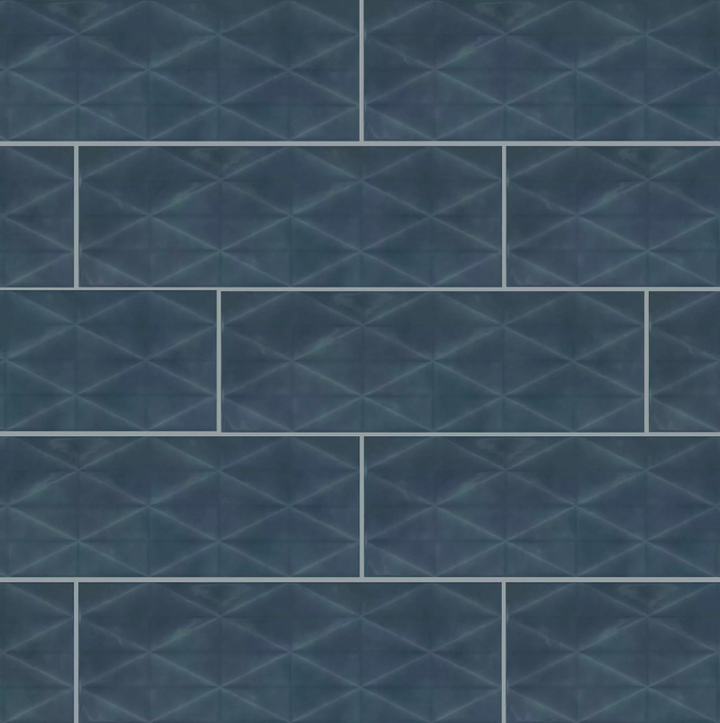 Antique Blue Diamond Wall Tile