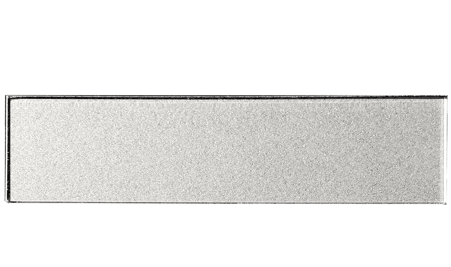 Abolos Custom Decor Metallic Silver 2-in x 8-in Glossy Glass Subway Peel and stick Wall Tile product image