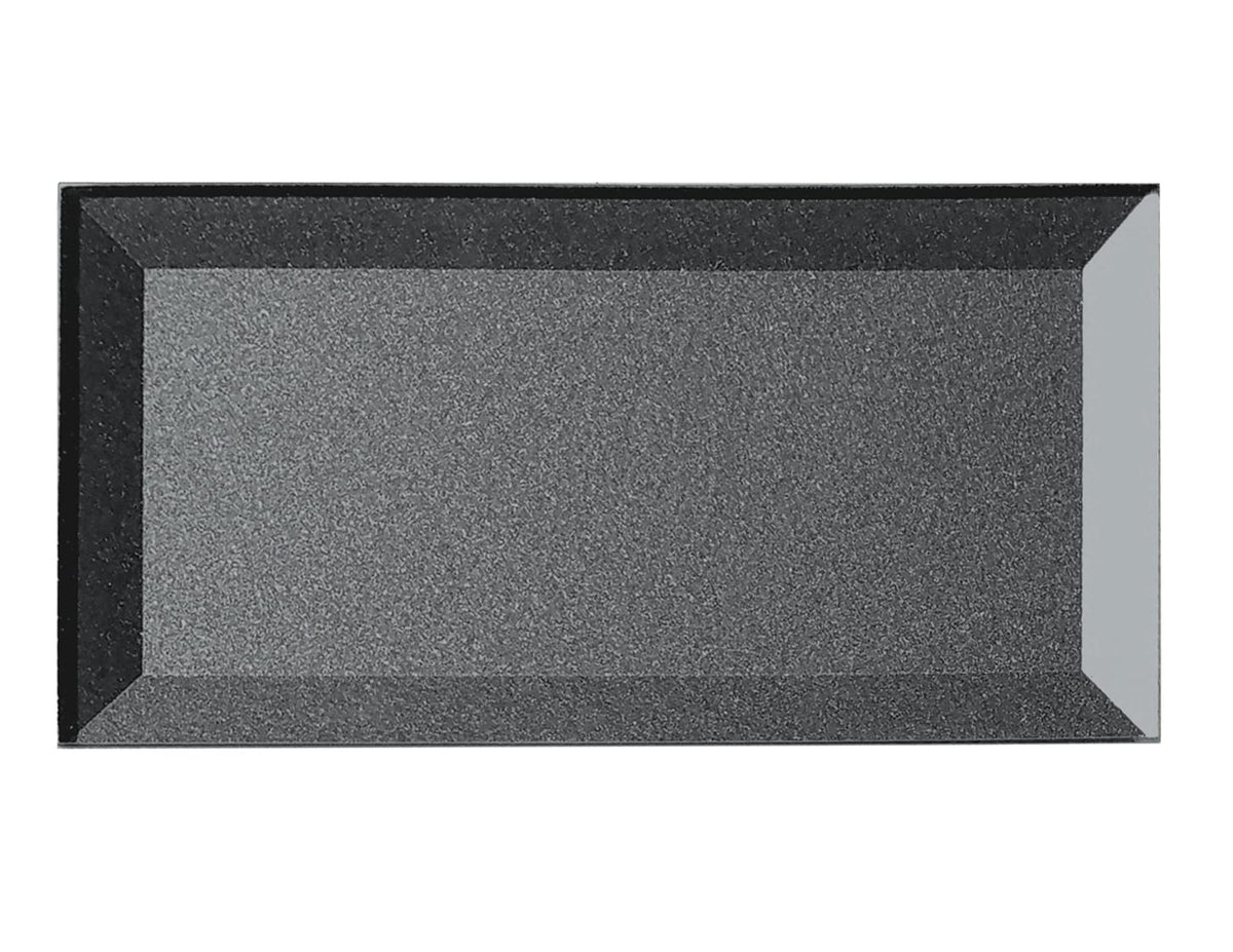 Abolos Secret Dimensions Metallic gray 3-in x 6-in Glossy Glass Subway Peel and stick Wall Tile product image