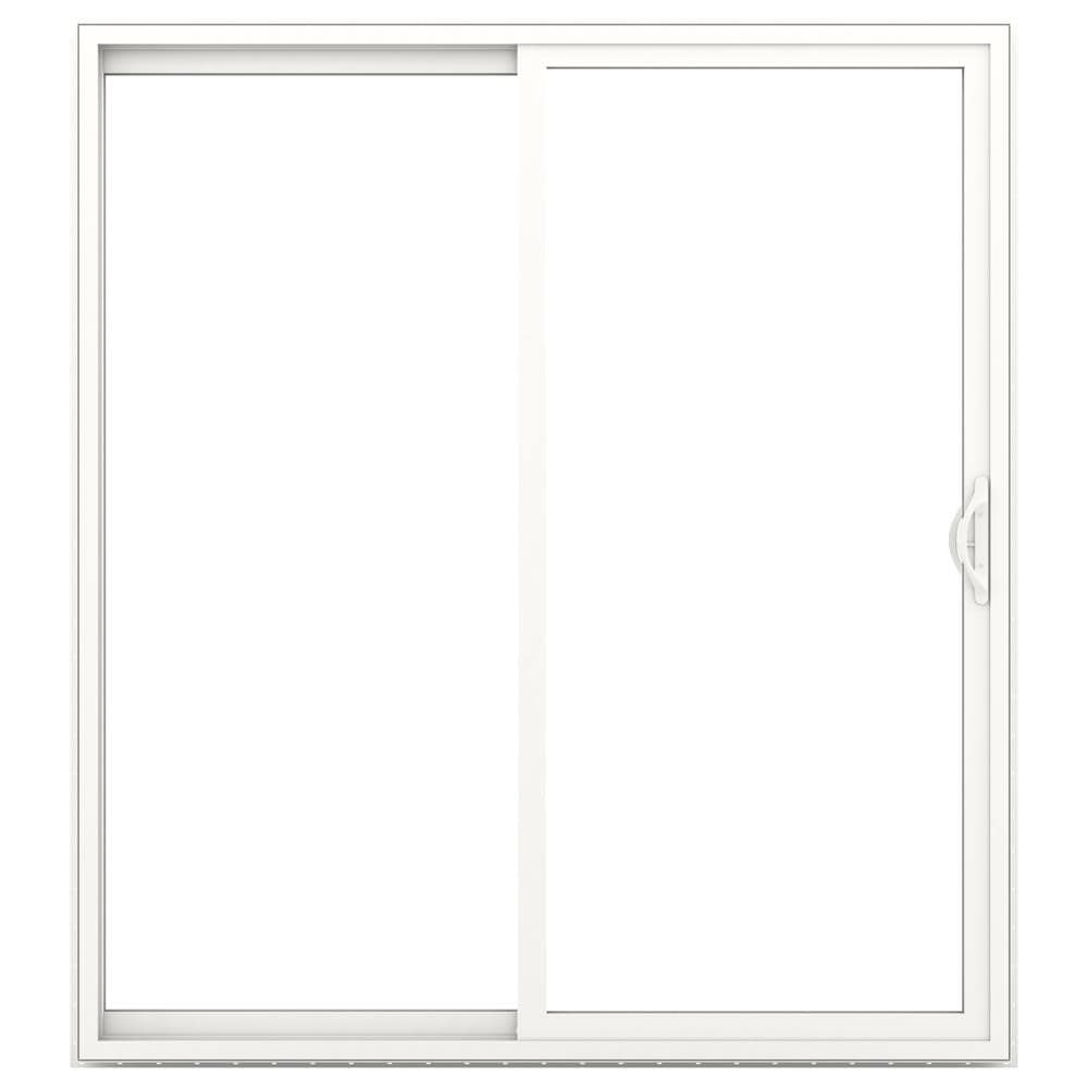 JELD-WEN 60-in x 80-in Vinyl Sliding, Left-hand sliding – product-only view