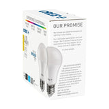 Cree 40W Equivalent Bright White (3000K) A19 Dimmable Exceptional Light Quality LED Light Bulb (2-Pack)