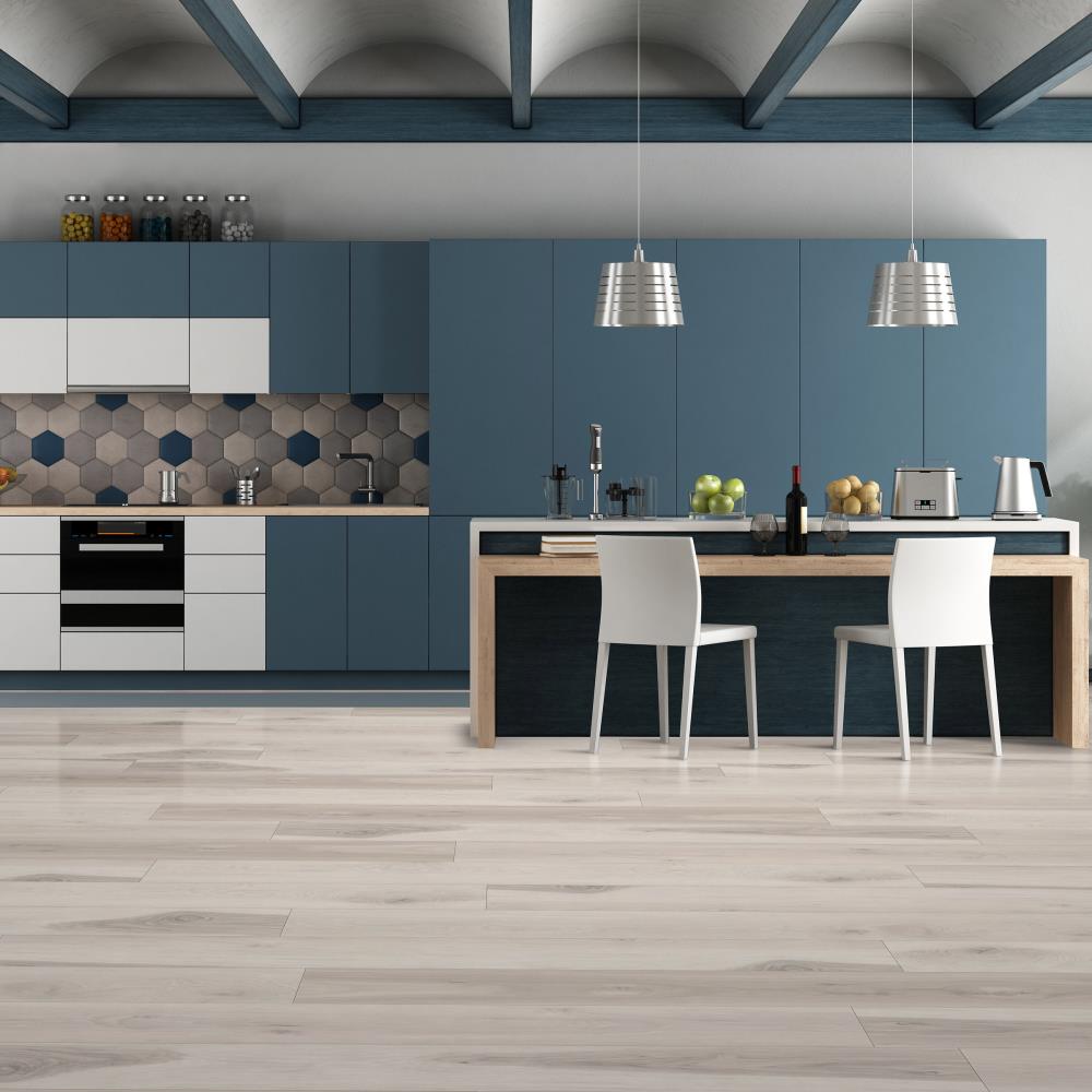 CALI Vinyl Pro with Mute Step Afterglow Oak 7-in Wide x 6-1/2-mm Thick Waterproof Interlocking Luxury Vinyl Plank Flooring (24.03-sq ft/Carton)